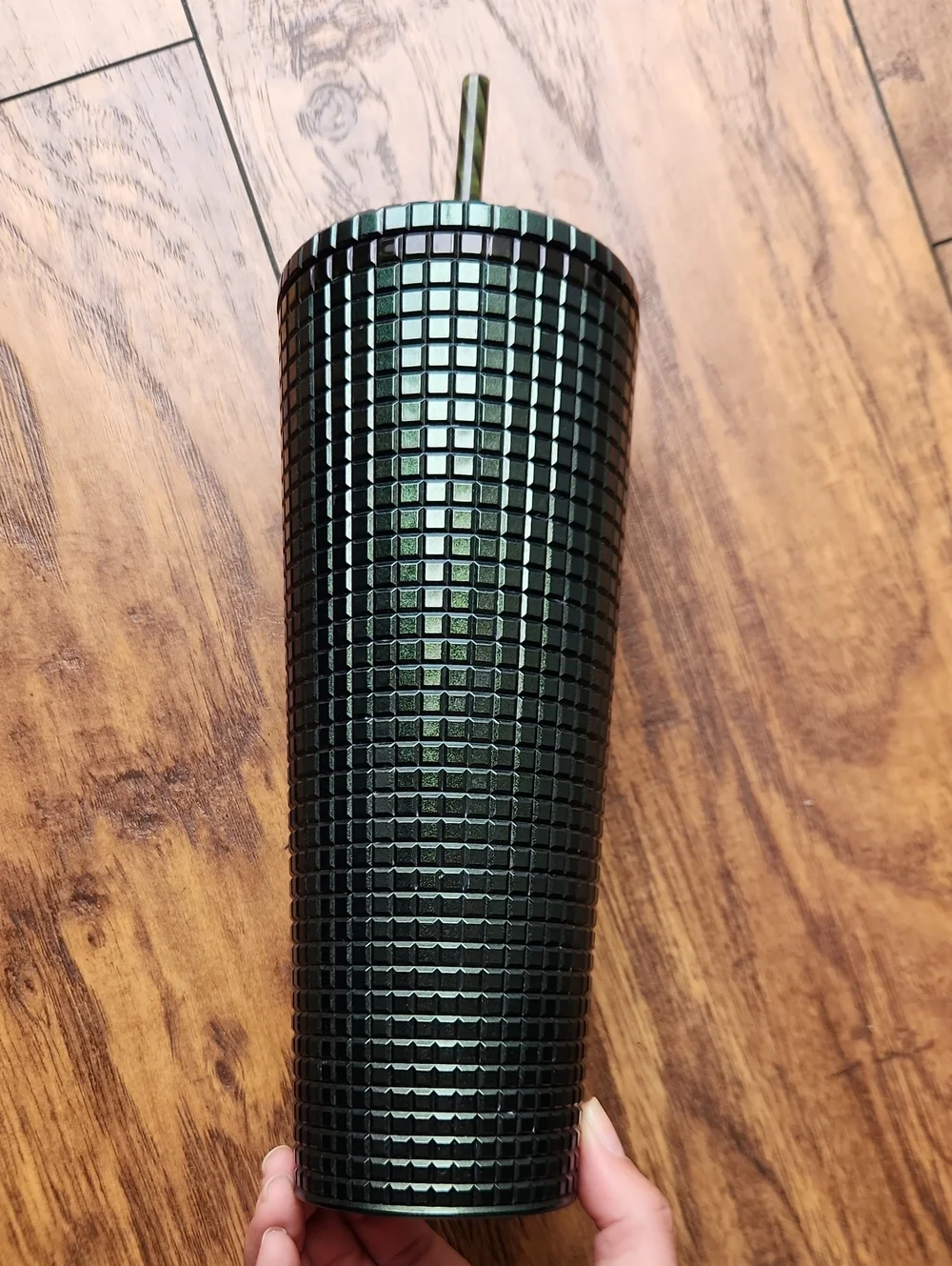 Dark Olive Green Starbucks Tumbler